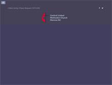 Tablet Screenshot of centralumcmonroe.org